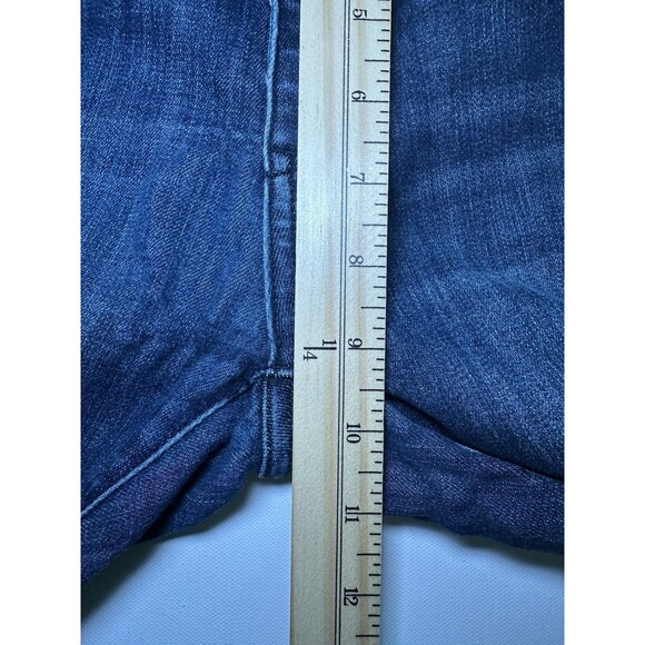 Pilcro and the Letterpress Anthro High Rise Denim Leggings Blue Jeans Women's 27 - Picture 12 of 13